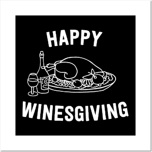 Happy Wines-Giving Posters and Art